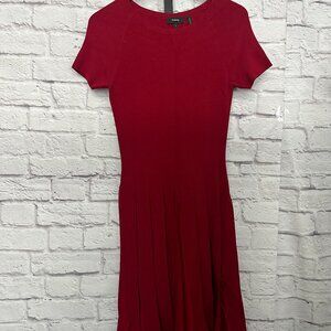 Theory Pleated Tee Dress